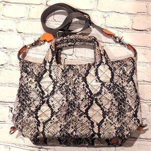 MZ Wallace snake print crossbody bag.Excellent used condition!
